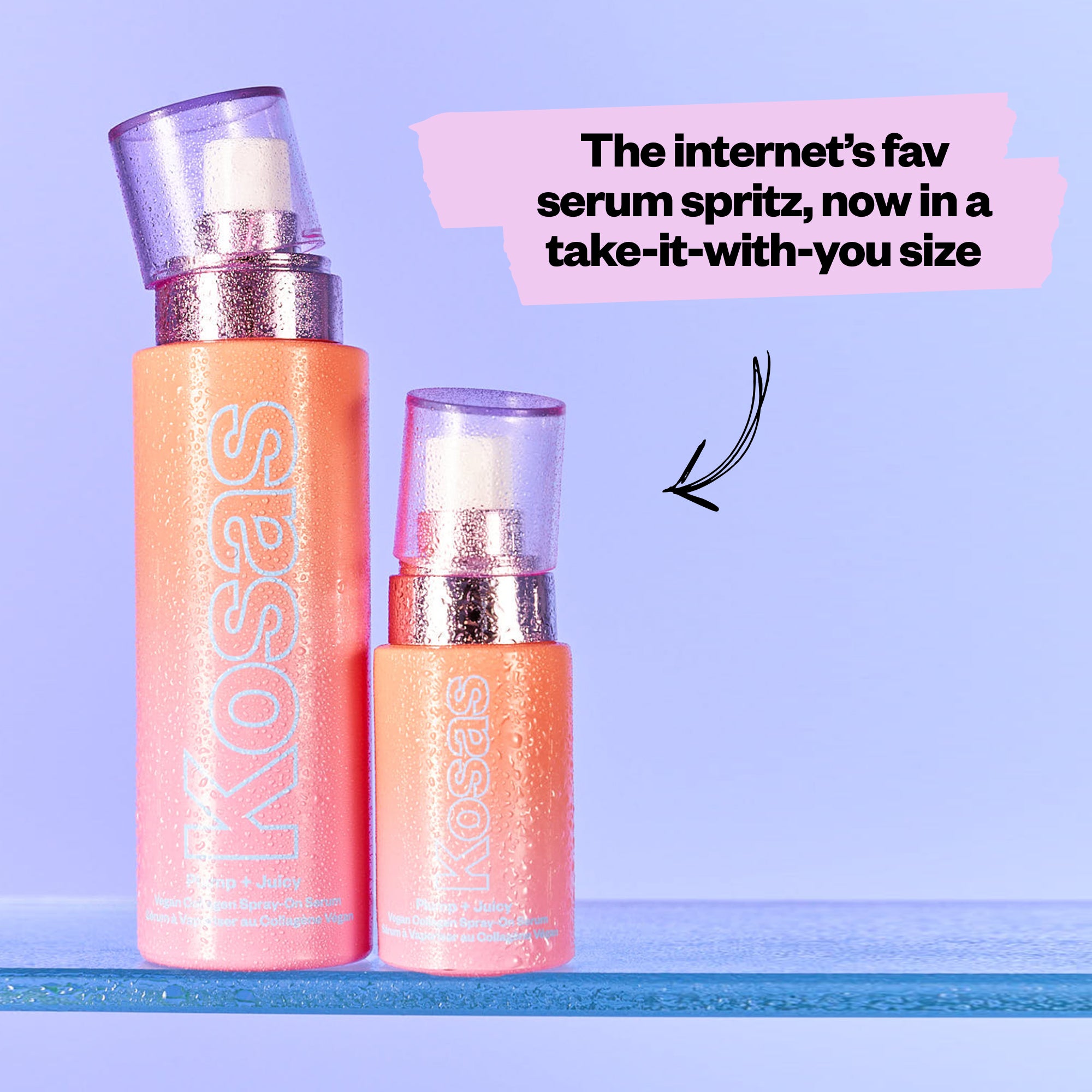 Mini Plump + Juicy Vegan Collagen Spray-On Serum - Image 2